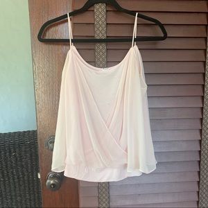 Gorgeous Pale Pink Flowing Blouse by Bailey 44